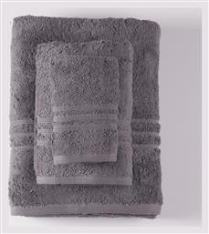 Πετσέτα Προσώπου Aria 50x90εκ. 01 Gray Βάρους 600gr/m² Rythmos