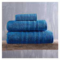 Πετσέτα Προσώπου Laura 50x90εκ. Μπλε Βάρους 500gr/m² Rythmos από το Aithrio