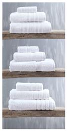 Πετσέτα Προσώπου Laura 50x90εκ. Λευκό Βάρους 500gr/m² Rythmos