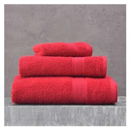 Πετσέτα Σώματος Illusion 100x150εκ. Κόκκινο Βάρους 480gr/m² Rythmos από το Katoikein