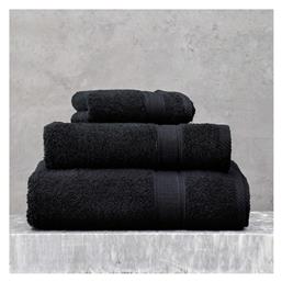 Πετσέτα Σώματος Illusion 100x150εκ. Μαύρο Βάρους 480gr/m² Rythmos από το Katoikein