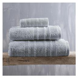 Σετ Πετσέτες Μπάνιου 3τμχ Laura 02 Soft Gray 02 Soft Gray Σακούλα Βάρους 500gr/m² Rythmos από το MyCasa