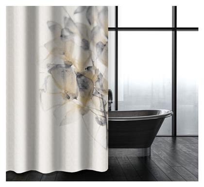 118 Κουρτίνα Μπάνιου Υφασμάτινη 180x200cm Μπεζ Saint Clair