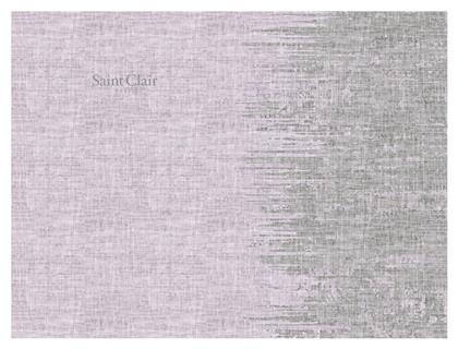 3042 Σουπλά Υφασμάτινο Lilac Silver 45x33cm Saint Clair