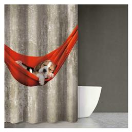 Animals Des 201 Κουρτίνα Μπάνιου Υφασμάτινη 180x200 cm Πολύχρωμη Saint Clair