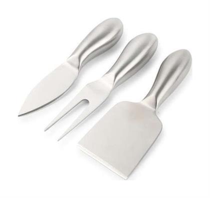 Σετ Ανοξείδωτων Εργαλείων Μαγειρικής 3τμχ Ασημί Salt & Pepper