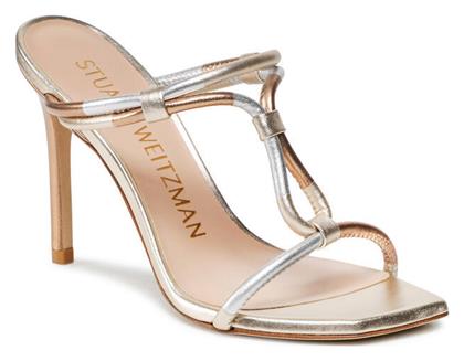 Σανδάλια - Woven Knot 100 Sanda SA620 Χρυσό Stuart Weitzman από το Epapoutsia