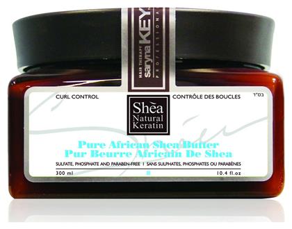 Curl Control Pure African Shea Butter Μάσκα Μαλλιών για Ενδυνάμωση 300ml Saryna Key