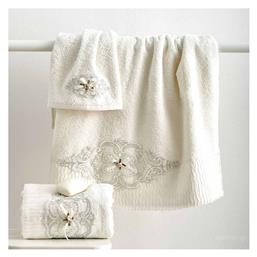 Emily Σετ Νυφικές Πετσέτες 3τμχ με Δαντέλα Εκρού SB Home από το Katoikein
