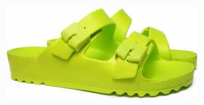 Bahia Σαγιονάρες Lime Green Scholl από το MybrandShoes