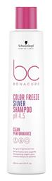Bonacure Color Freeze Silver Σαμπουάν Διατήρησης Χρώματος 250ml Schwarzkopf