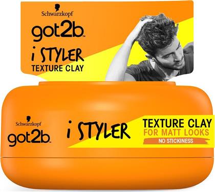 Got2B iStylers Texture Clay For Matt Looks 75ml Schwarzkopf