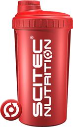 Scitec Nutrition Shaker Πρωτεΐνης 700ml Πλαστικό Κόκκινο