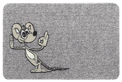 Πατάκι Εισόδου Μοκέτα Flocky 069 Happy Mouse 40x60εκ. Πάχους 5mm Sdim από το Designdrops
