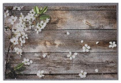 Πατάκι Εισόδου Μοκέτα με Αντιολισθητικό Υπόστρωμα 160 Flowers On Wood 40x60εκ. Πάχους 5mm Sdim