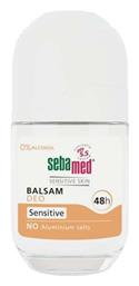 Sensitive Skin Balsam Αποσμητικό σε Roll-On Χωρίς Αλουμίνιο 50ml Sebamed