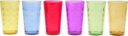 Σετ ποτήρια νερού 6 τεμ WWG1712,HOME DESIGN (Πολύχρωμο, ΣΕΤ 6 ΤΕΜ.)