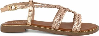 Seven Γυναικεία Σανδάλια Rose Gold από το Tsakiris Mallas