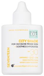 City Shade Αντηλιακή Κρέμα Προσώπου SPF30 35ml Seventeen