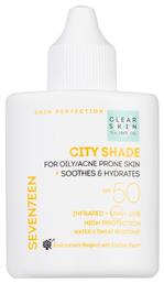 City Shade Αντηλιακή Κρέμα Προσώπου SPF50 35ml Seventeen