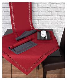 Ράνερ Αλέκιαστο Bg18 Red 35x120εκ. Silk Fashion