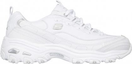 Skechers D'Lites Fresh Start Γυναικεία Chunky Sneakers Λευκά από το MybrandShoes