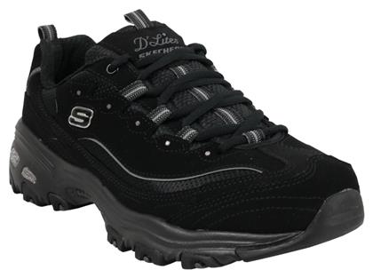 D'Lites Γυναικεία Chunky Sneakers Μαύρα Skechers