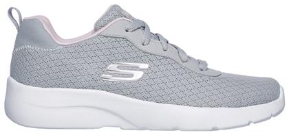 Diamond Mesh Lace Up Γυναικεία Αθλητικά Παπούτσια Running Γκρι Skechers