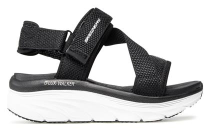 Skechers Γυναικεία Σανδάλια Ανατομικά Sporty Flatforms σε Μαύρο Χρώμα από το Zakcret Sports