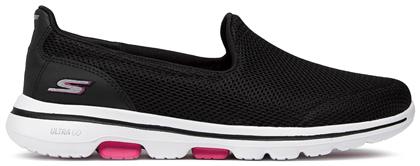 Gowalk 5 Γυναικεία Slip-On Μαύρα Skechers