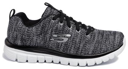 Graceful Twisted Fortune Γυναικεία Αθλητικά Παπούτσια Running Μαύρα Skechers