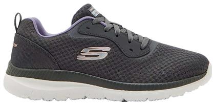 Mesh Lace Up Γυναικεία Αθλητικά Παπούτσια Running Γκρι Skechers από το Z-mall