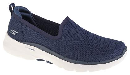 Walk 6 Clear Virtue Γυναικεία Slip-On Navy Μπλε Skechers από το MybrandShoes