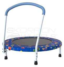 Τραμπολίνο Παιδικό Διαμέτρου 92εκ. με Λαβή Skorpion Wheels