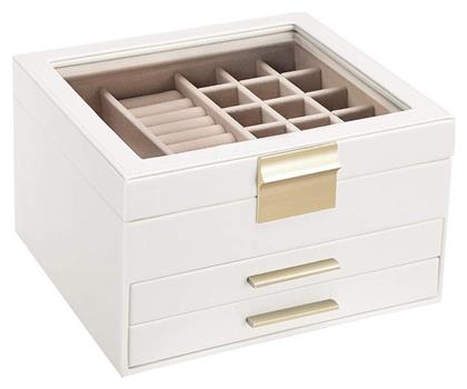 Μπιζουτιέρα Κουτί Γυάλινη με Συρτάρι 23.1x13.5x13.5cm Songmics