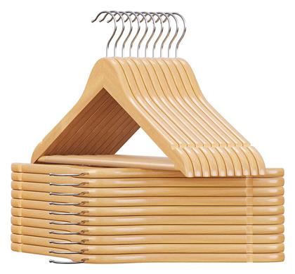 Κρεμάστρα Ρούχων σε Μπεζ Χρώμα CRW001-20 20τμχ Songmics