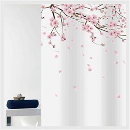 Almond Κουρτίνα Μπάνιου Υφασμάτινη 180x200cm Pink Spirella