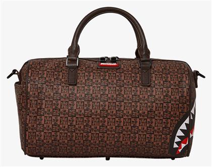 Σακ Βουαγιάζ Sharks In Paris Check Mini Duffel με χωρητικότητα 12.5lt σε Καφέ χρώμα Sprayground