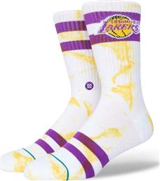 Stance Lakers Dyed Αθλητικές Κάλτσες Λευκές 1 Ζεύγος από το Troumpoukis