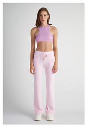 Γυναικείο Αθλητικό Crop Top Αμάνικο Ροζ SugarFree