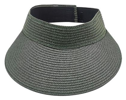 Γυναικείο Ψάθινο Καπέλο Visor Γκρι Summertiempo