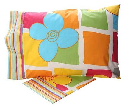 Σετ Μονό 3τμχ 160x260εκ. Cotton Feelings Εμπριμέ Cotton Feelings εμπριμέ 2406 Sunshine