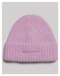 Beanie Γυναικείος Σκούφος Πλεκτός Lilac Marl Superdry