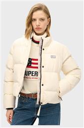 Cropped Γυναικείο Αθλητικό Μπουφάν Off White Superdry από το Karakikes