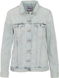 Superdry Denim Long Line Acid Light Wash από το Notos