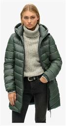 Fuji Κοντό Γυναικείο Puffer Μπουφάν για Χειμώνα Stormy Weather Blue Superdry από το Karakikes