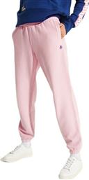 Superdry Παντελόνι Γυναικείας Φόρμας με Λάστιχο Ροζ
