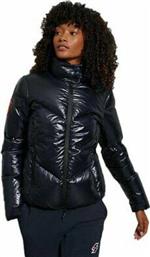 Superdry Snow Mountain Pro Racer Κοντό Γυναικείο Puffer Μπουφάν για Χειμώνα Navy Μπλε από το Troumpoukis