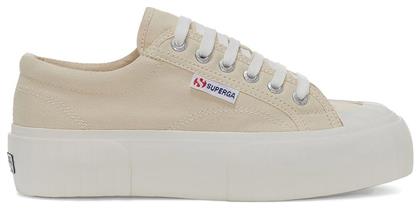 Γυναικεία Flatforms Sneakers Μπεζ Superga από το Modivo