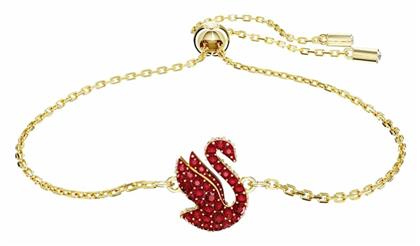 Γυναικείο Βραχιόλι Iconic Swan Επιχρυσωμένο Swarovski